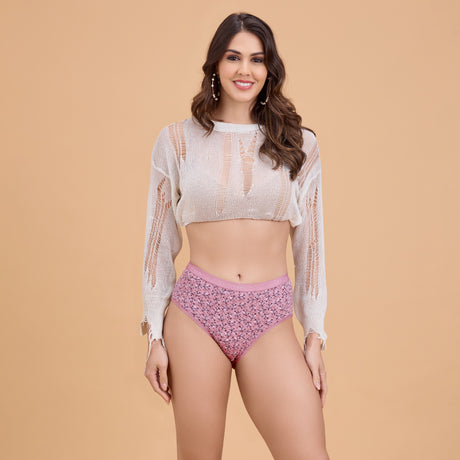 Stylish Printed Hipster Panty for Women|Soft & Comfortable Fit PQ5040