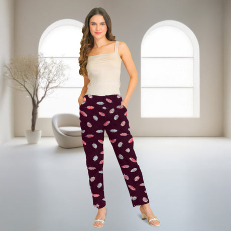 Women's Cotton Printed Pyjamas – Soft, Breathable & Stylish Nightwear PJ0001
