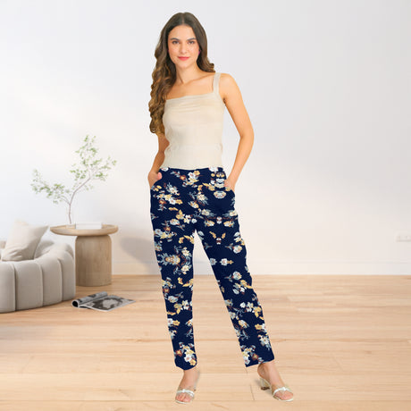 Women's Cotton Printed Pyjamas – Soft, Breathable & Stylish Nightwear PJ0001