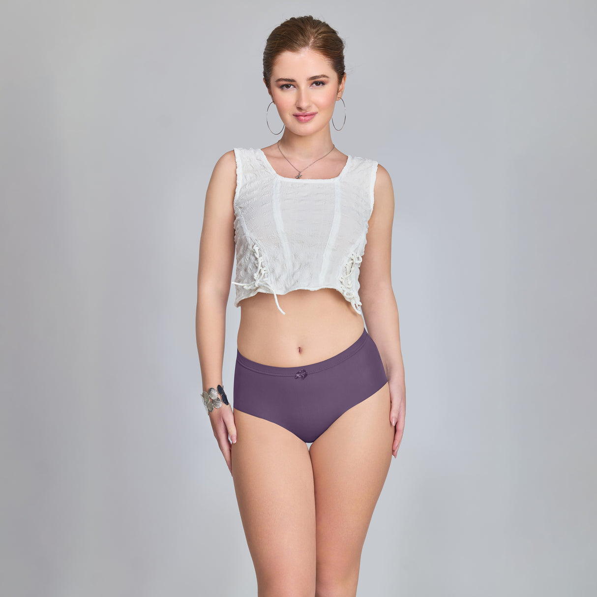 Plain Seamless Panty for Women – Soft,Stretchable & Invisible Comfort Innerwear PQ5033-2pc