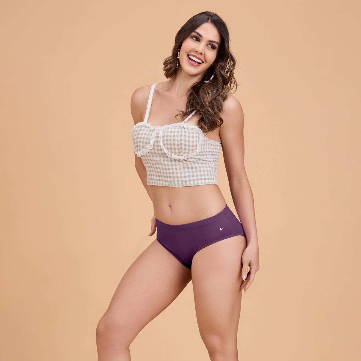 Women’s Plain Hipster Panty –Soft Cotton, Comfort & Everyday Fit PQ5042-3PC