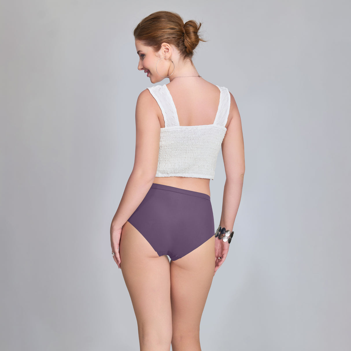 Plain Seamless Panty for Women – Soft,Stretchable & Invisible Comfort Innerwear PQ5033-2pc