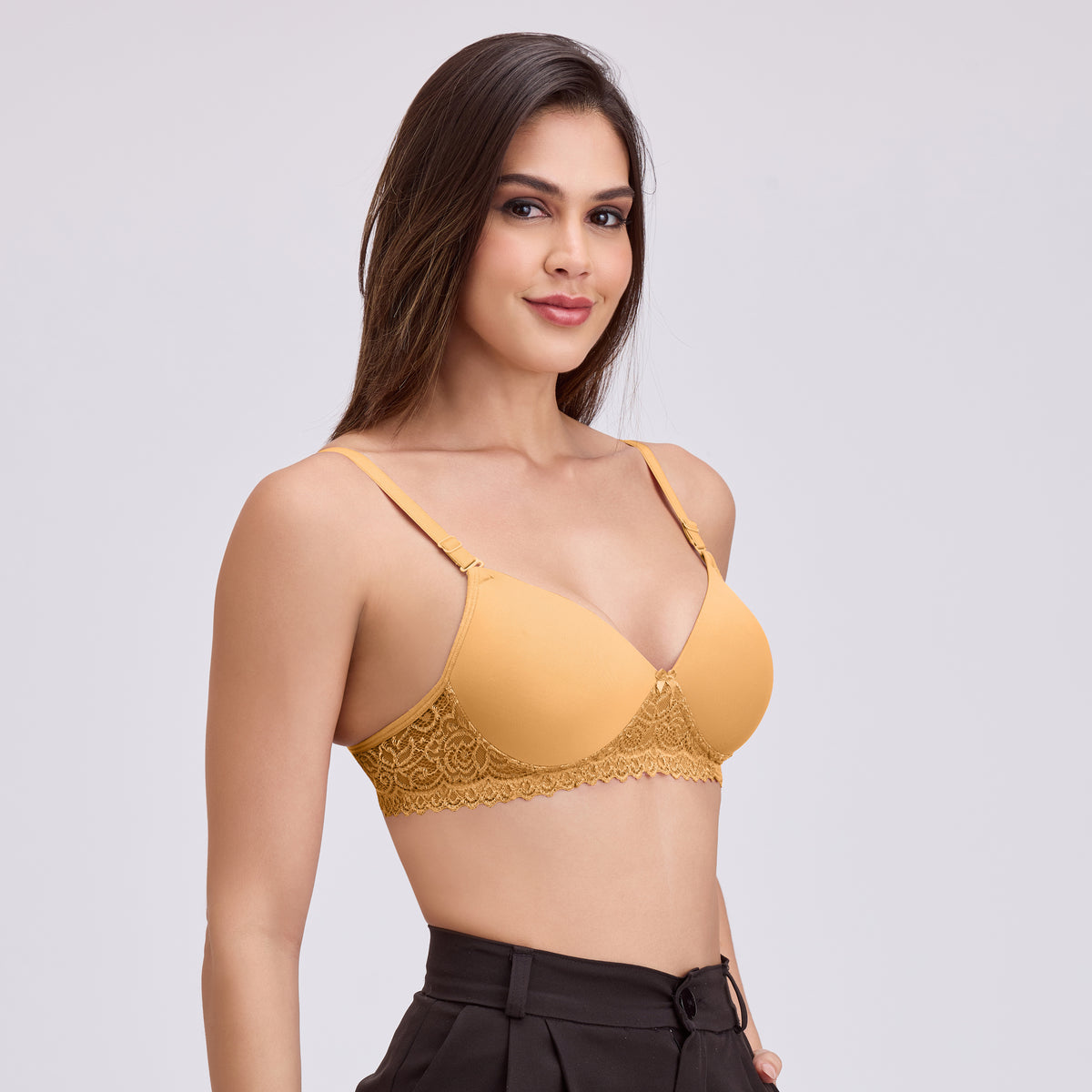 Seamless Lightly Padded Bra, photo 2 of 4