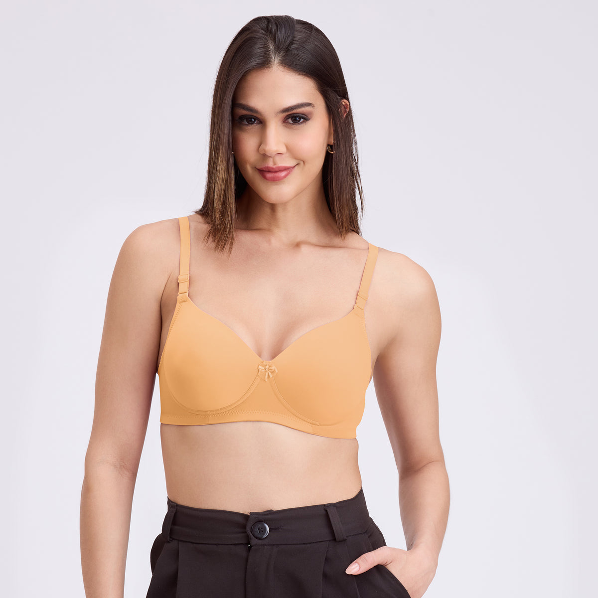 Plain Lightly Padded Bra, photo 1 of 4