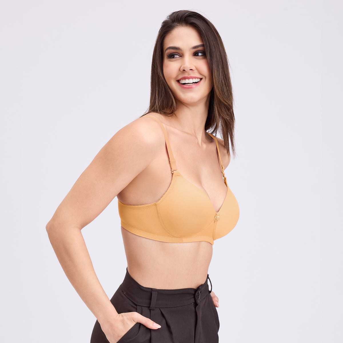 Plain Lightly Padded Bra, photo 3 of 4