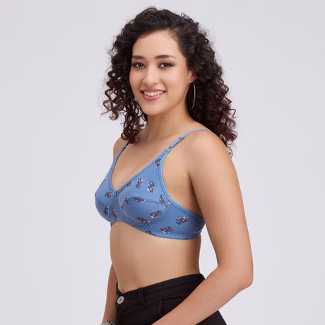 Stylish Printed Bra for Women – Soft, Supportive & Comfortable Fit BQ2023