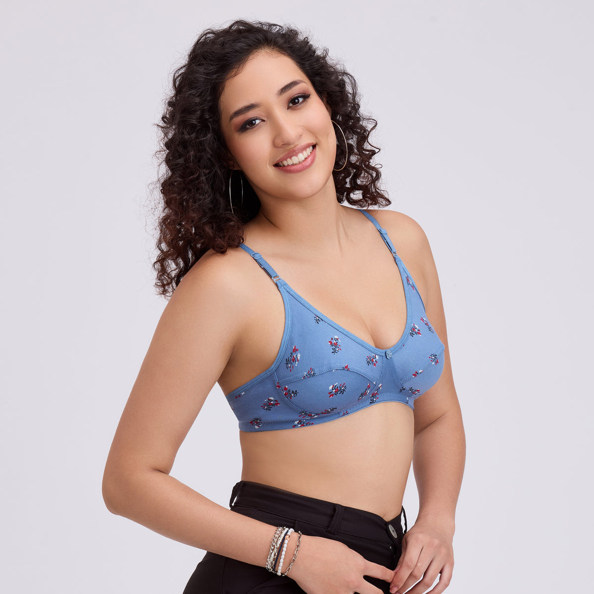 Printed Non-Padded Bra, photo 3 of 4