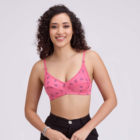 Stylish Printed Bra for Women – Soft, Supportive & Comfortable Fit BQ2023