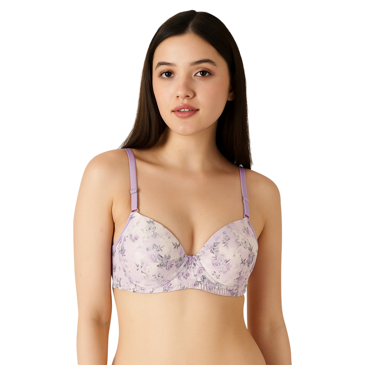 Lightly Padded Flower Print Bra for Women –Stylish,Daily Wear FQ8007