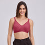 Full Coverage D Cup Bra D Non Padded, Wire-Free Comfort Support- BQ2099
