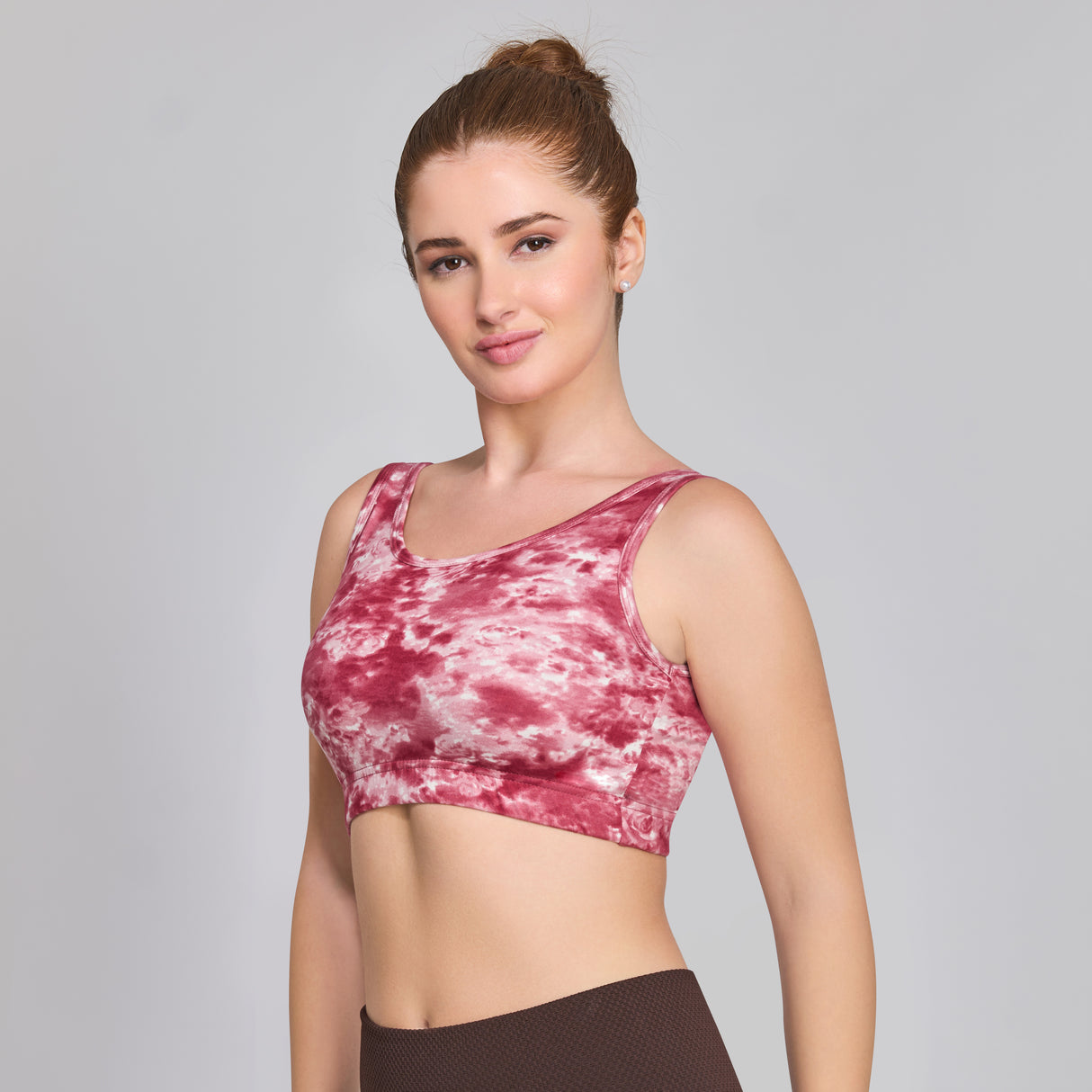 Trendy Printed Sports Bra|Breathable,Stretchable Activewear for Women SQ1038