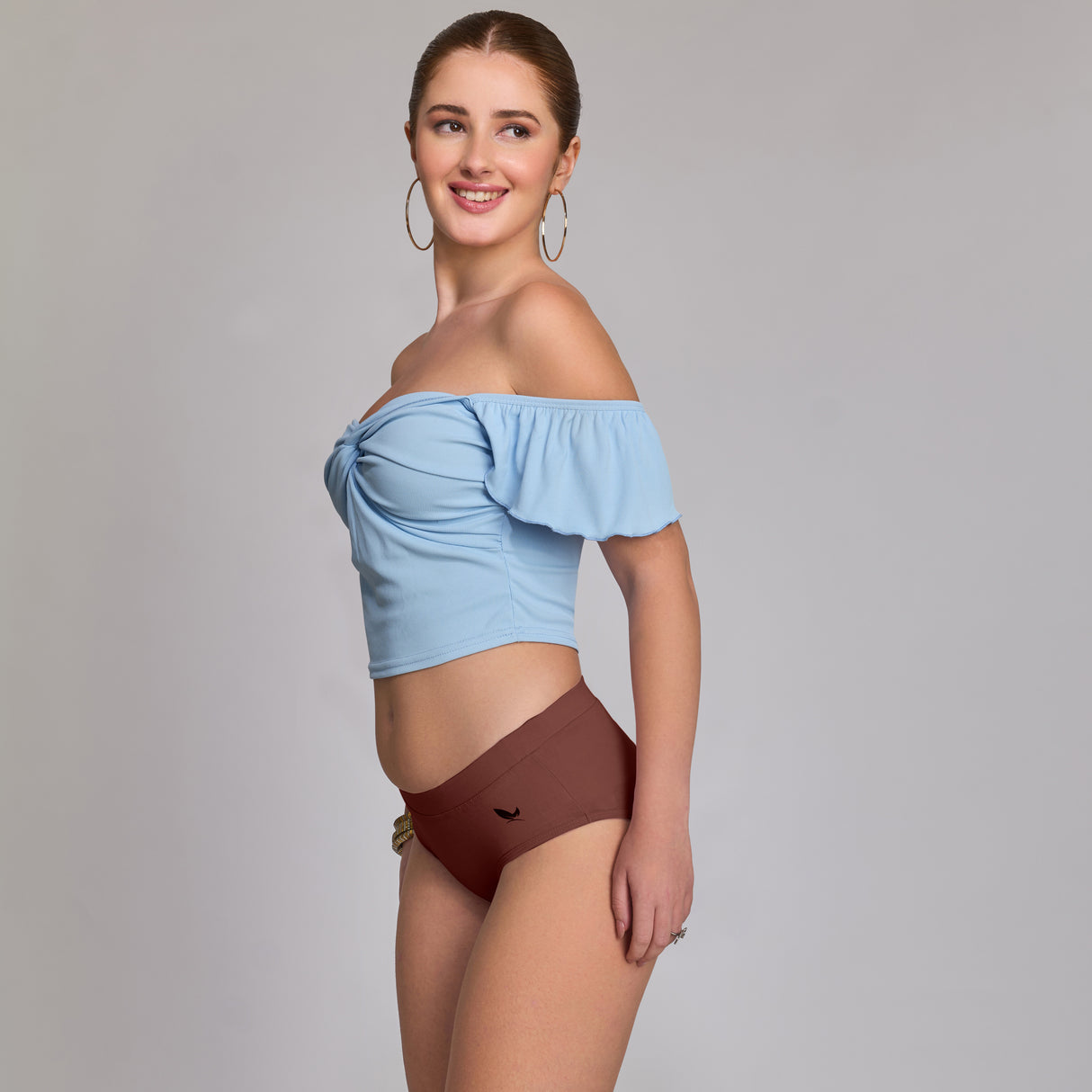 Ultra-Soft Plain Cotton Panty for Women Breathable Stretchable Innerwear for All-Day Wear PQ5023-2PC