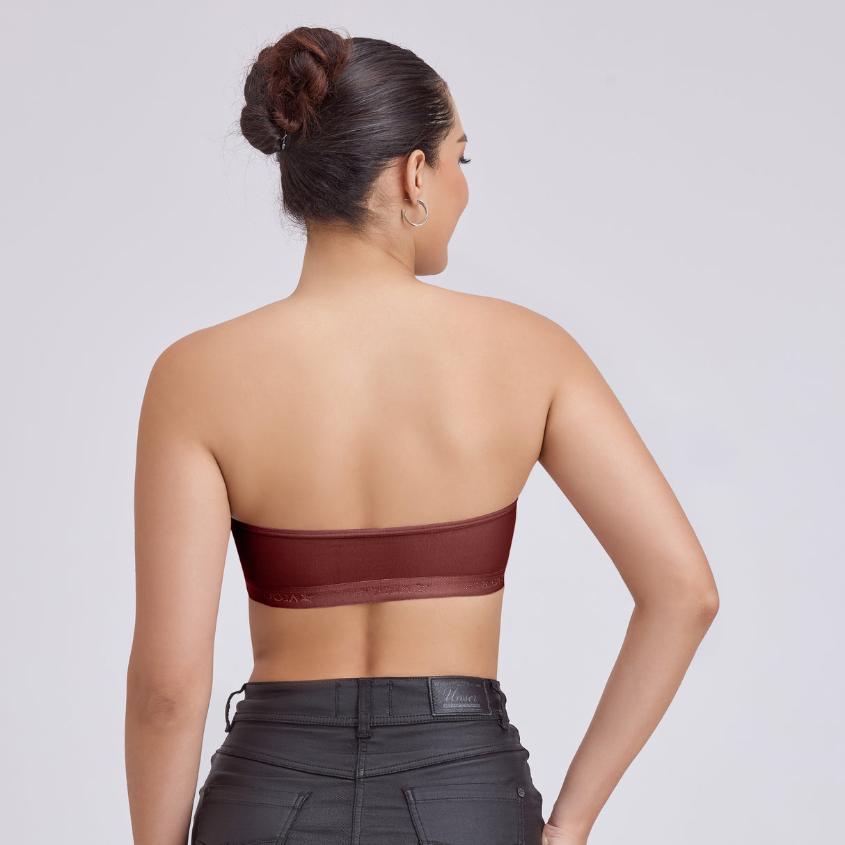 Seamless Strapless Tube Bra – Wireless Padded Bandeau for Women TQ0001