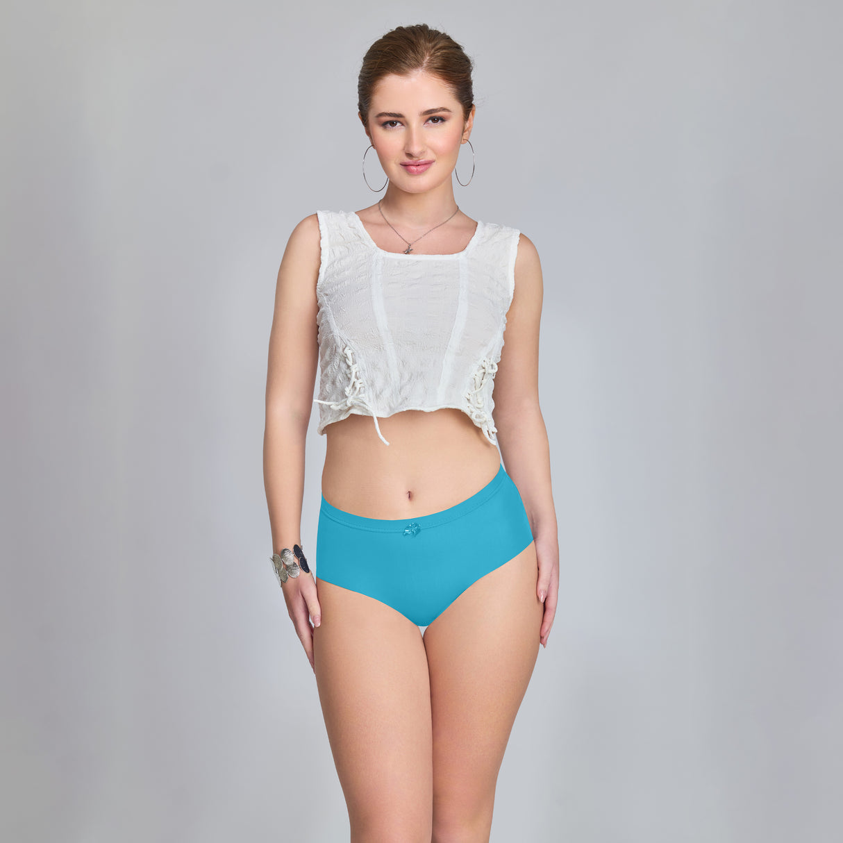 Plain Seamless Panty for Women – Soft,Stretchable & Invisible Comfort Innerwear PQ5033-2pc