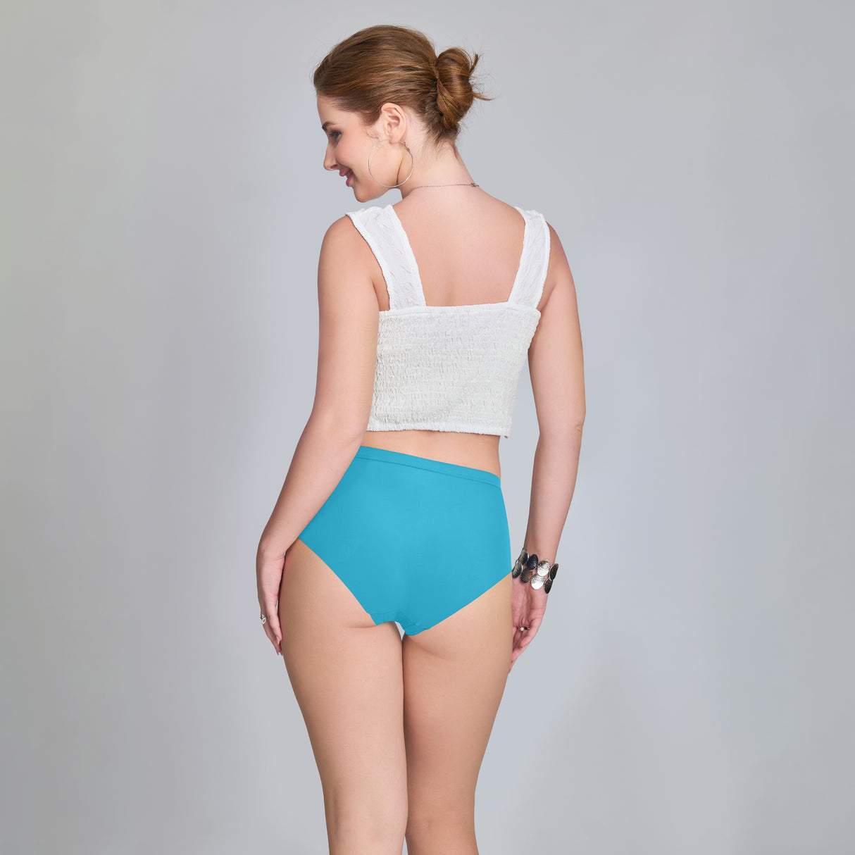 Plain Seamless Panty for Women – Soft,Stretchable & Invisible Comfort Innerwear PQ5033-3pc