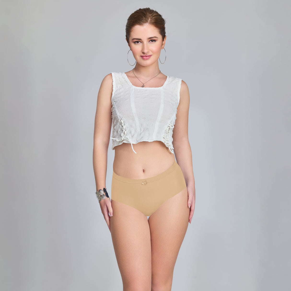 Plain Seamless Panty for Women – Soft,Stretchable & Invisible Comfort Innerwear PQ5033-2pc