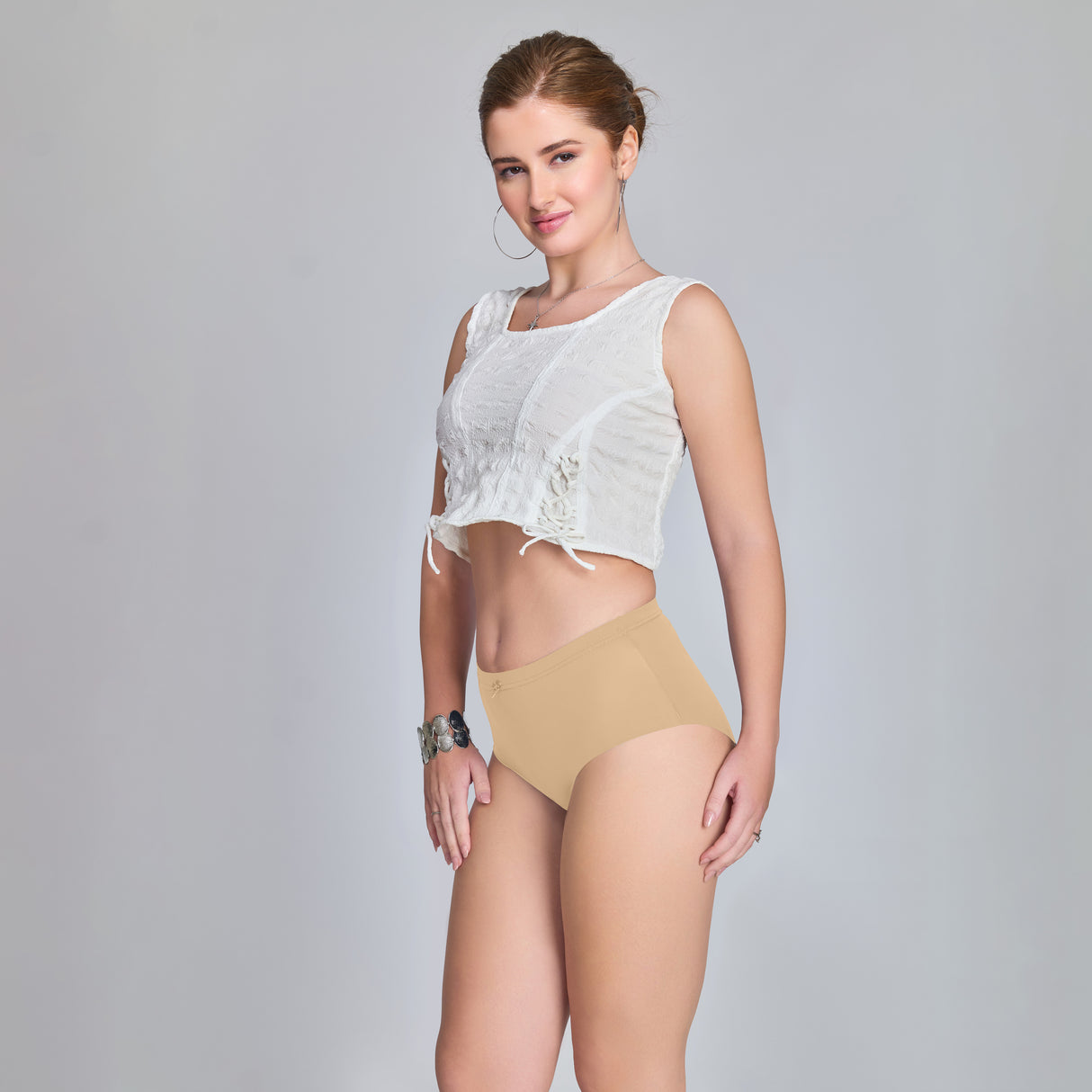 Plain Seamless Panty for Women – Soft,Stretchable & Invisible Comfort Innerwear PQ5033-2pc