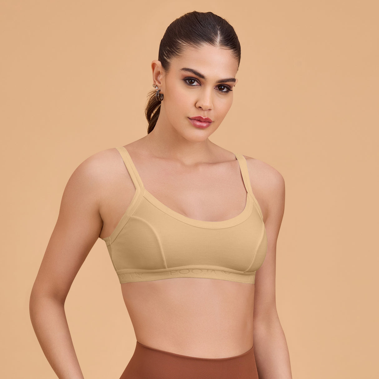 Women’s Non-Padded Seam Sports Bra|Soft Stretch Fit SQ1008_BL