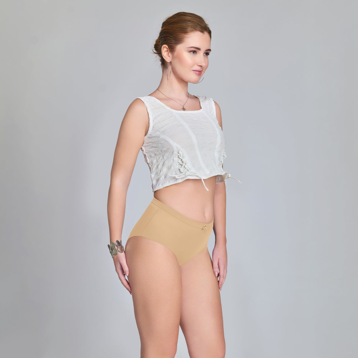 Plain Seamless Panty for Women – Soft,Stretchable & Invisible Comfort Innerwear PQ5033-2pc