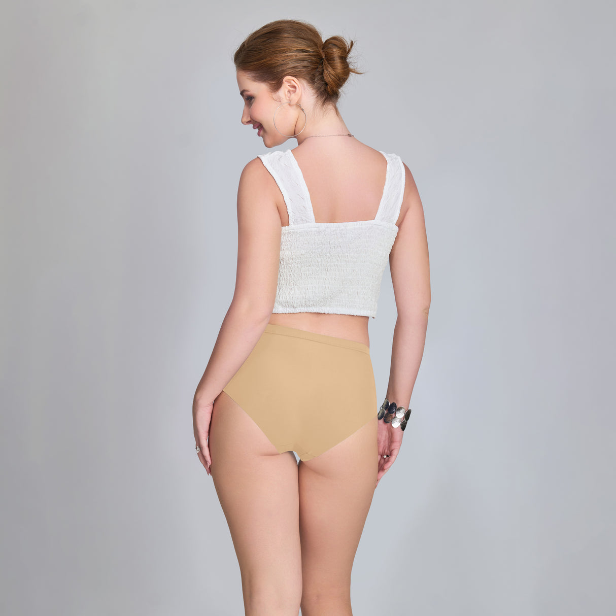 Plain Seamless Panty for Women – Soft,Stretchable & Invisible Comfort Innerwear PQ5033-2pc