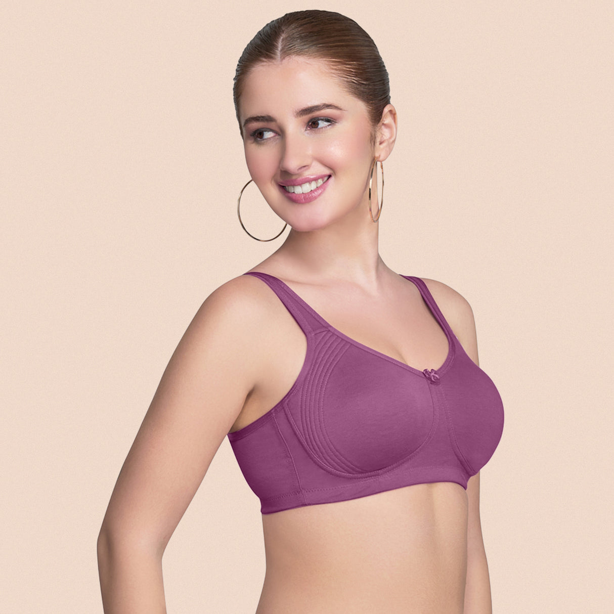 Encircle Full Coverage Side Support Bra for Heavy Bust Daily Wear MQ3060