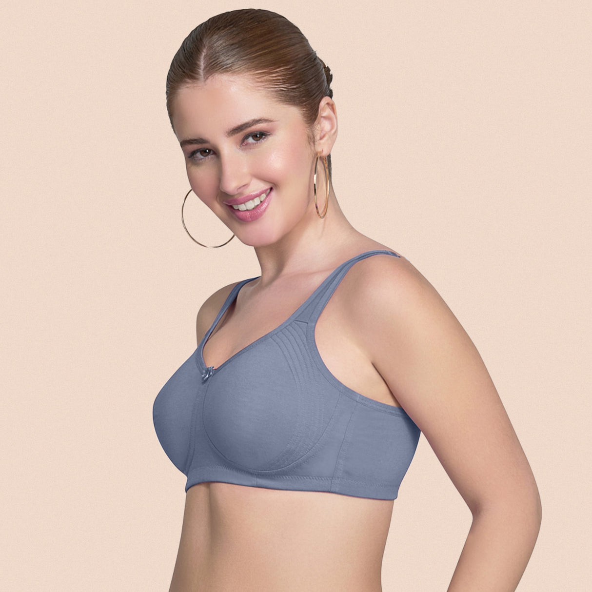 Encircle Full Coverage Side Support Bra for Heavy Bust Daily Wear MQ3060