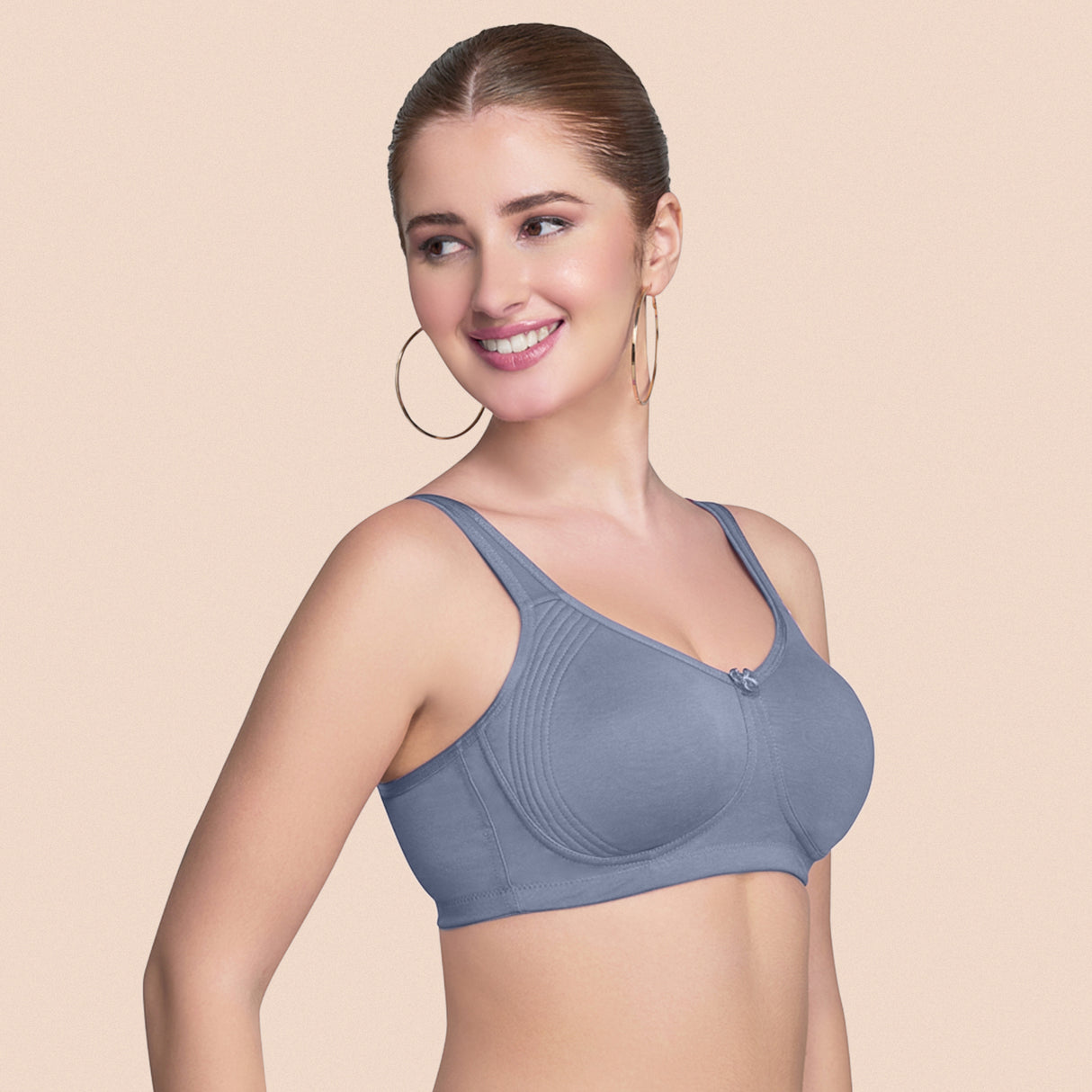 Encircle Full Coverage Side Support Bra for Heavy Bust Daily Wear MQ3060