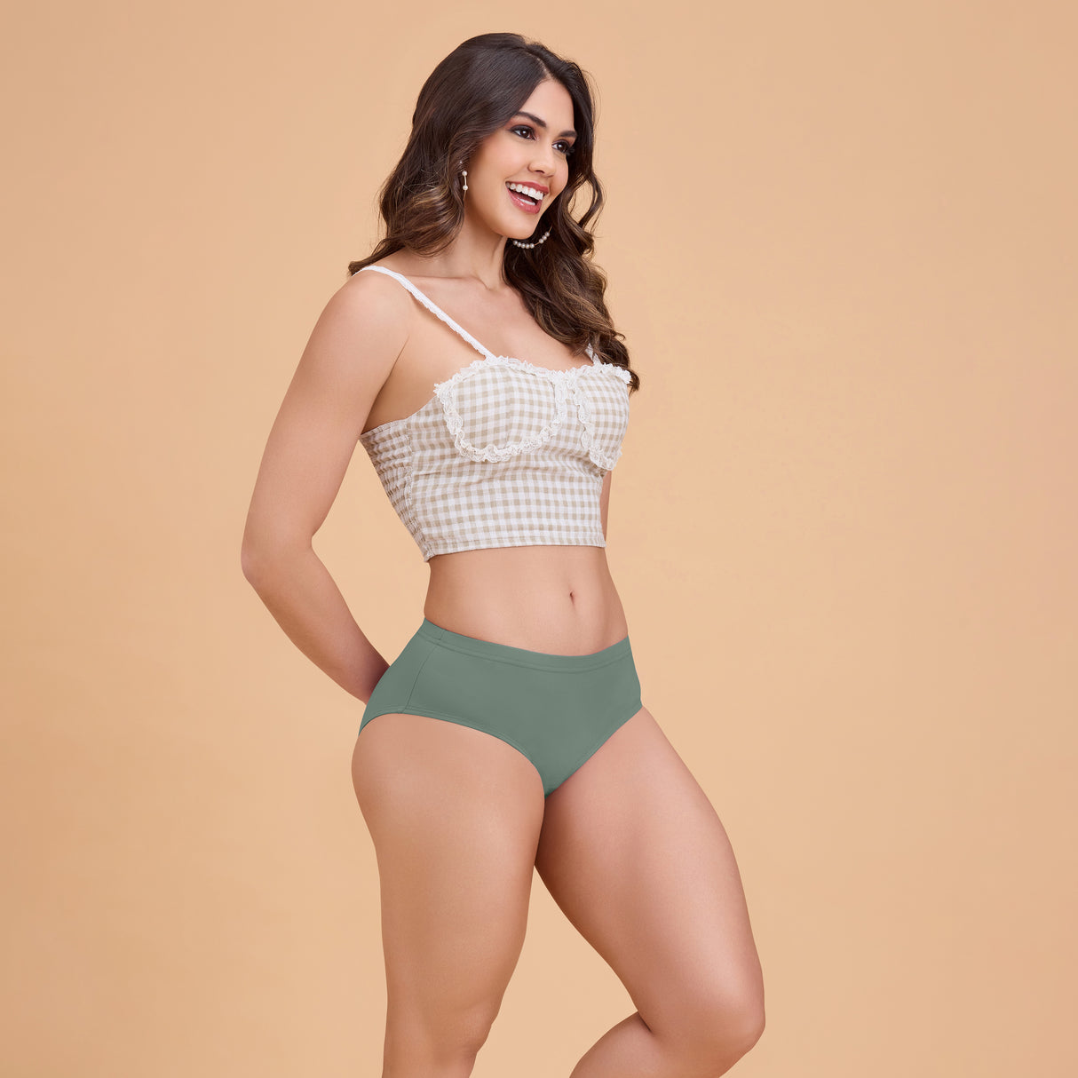 Women’s Plain Hipster Panty–Soft Cotton,Comfort & Everyday Fit PQ5042-2PC