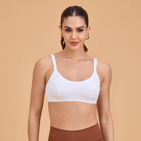 Women’s Non-Padded Seam Sports Bra | Soft Stretch Fit SQ1008