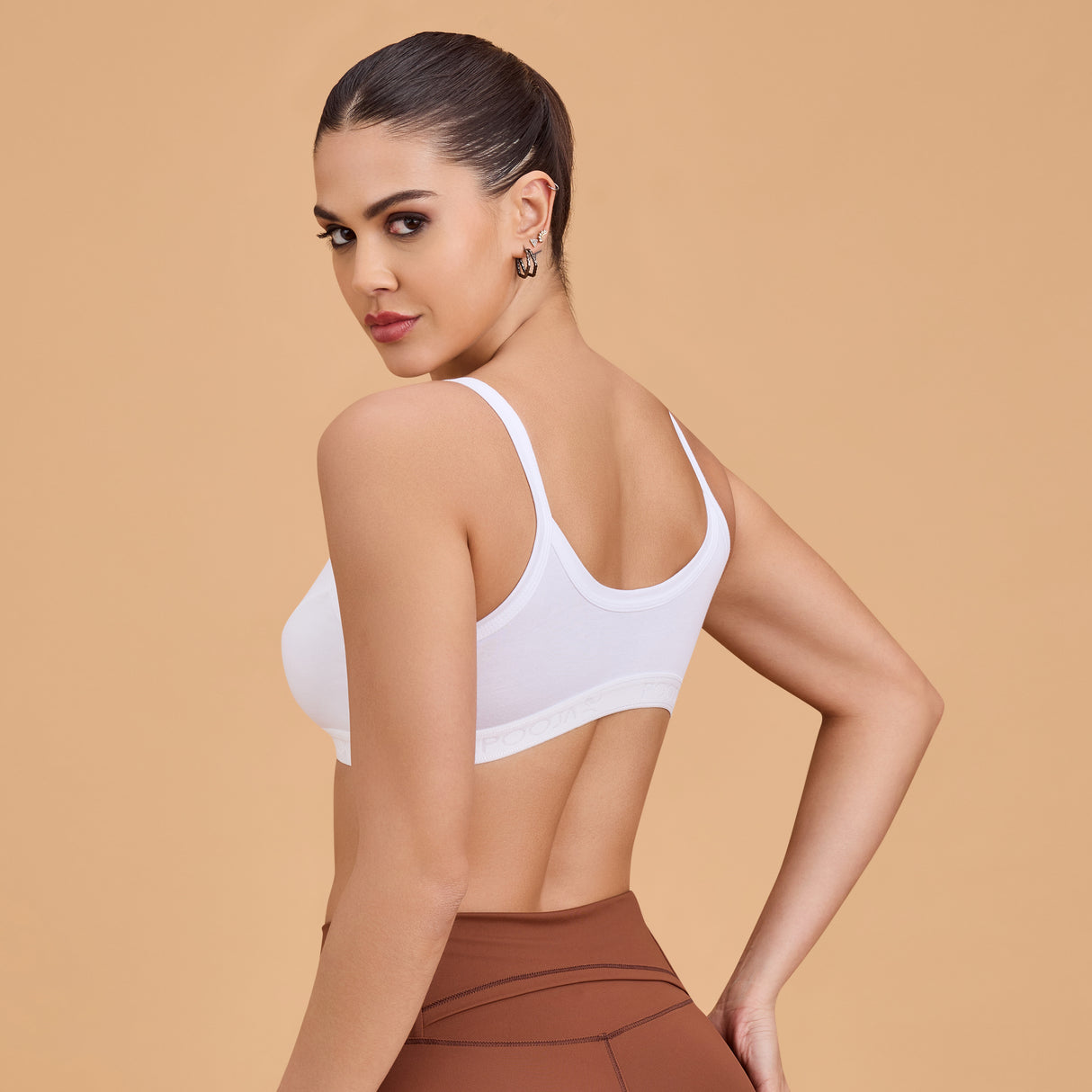 Women’s Non-Padded Seam Sports Bra|Soft Stretch Fit SQ1008_BL
