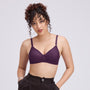Net Padded Bra for Women|Comfortable Support|Stylish Lace Design FQ8010