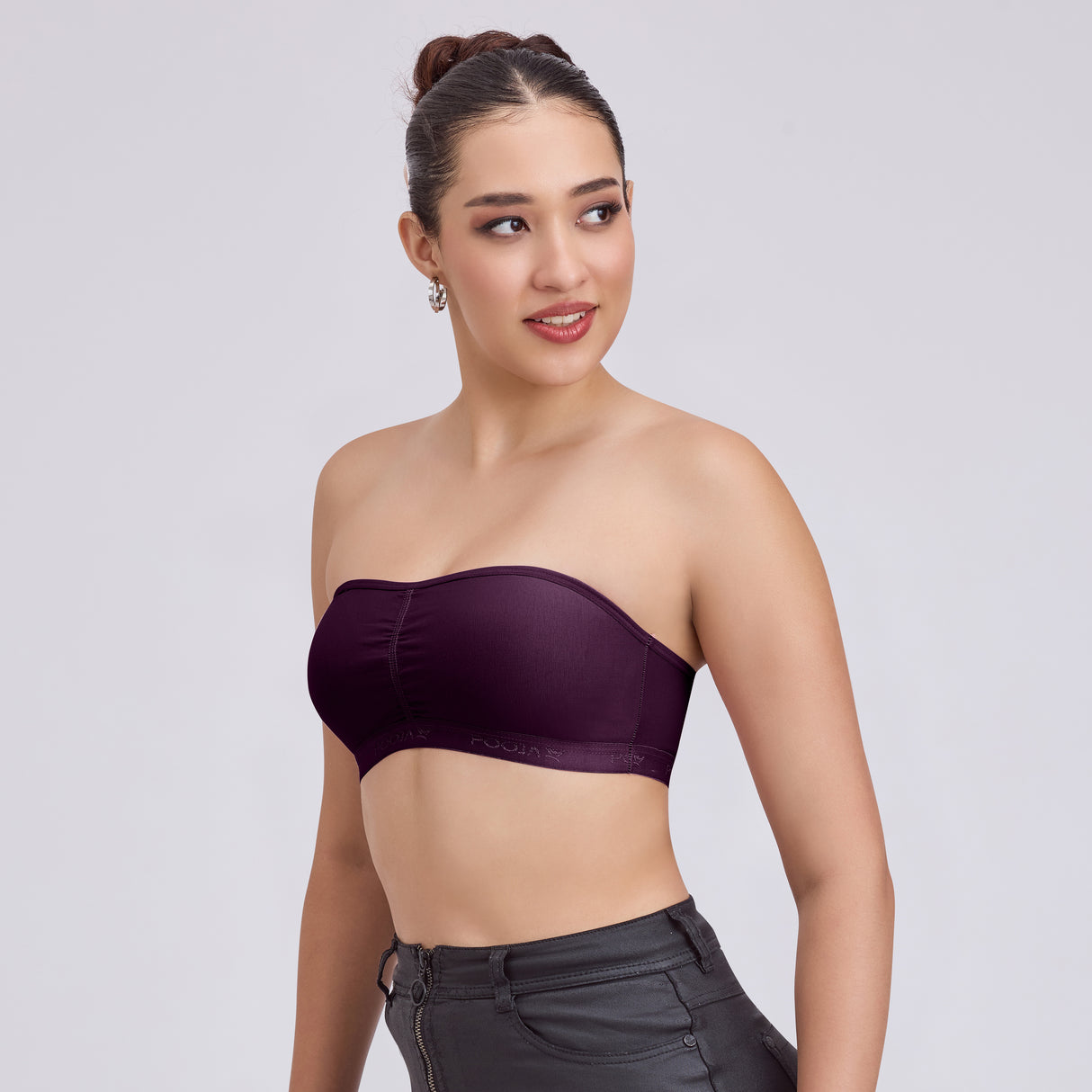 Seamless Strapless Tube Bra – Wireless Padded Bandeau for Women TQ0001