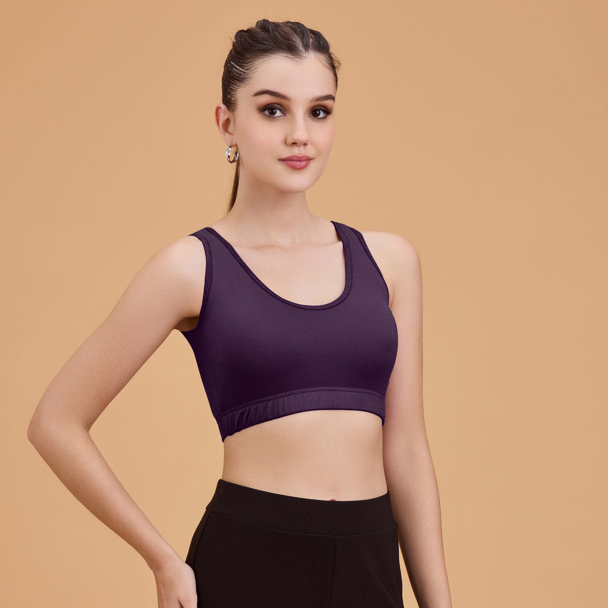Full Coverage,Stretchable,Breathable Fabric | Ideal for Gym,Yoga & Daily Wear SQ1037