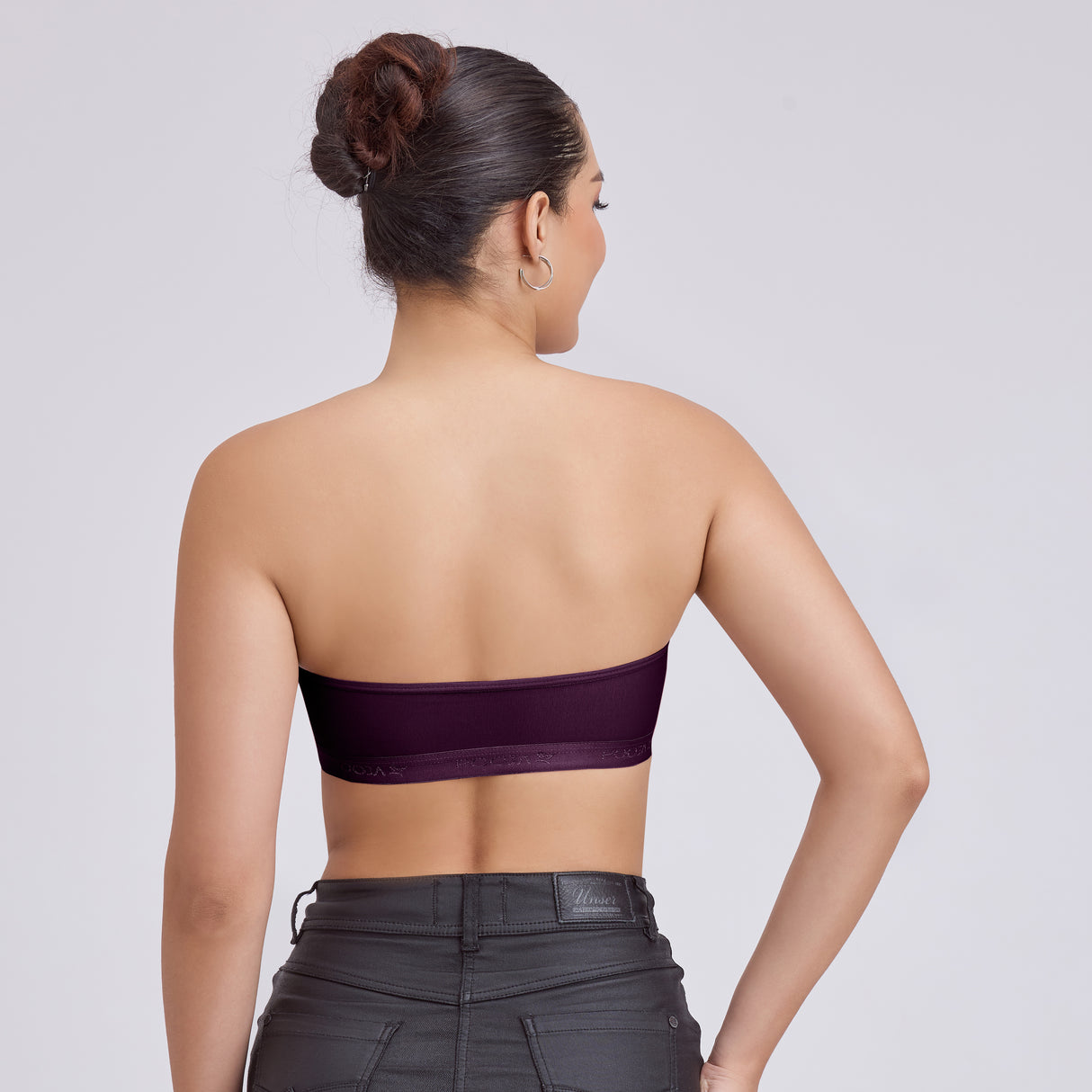 Seamless Strapless Tube Bra – Wireless Padded Bandeau for Women TQ0001