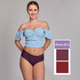 Ultra-Soft Plain Cotton Panty for Women Breathable Stretchable Innerwear for All-Day Wear PQ5023-3PC