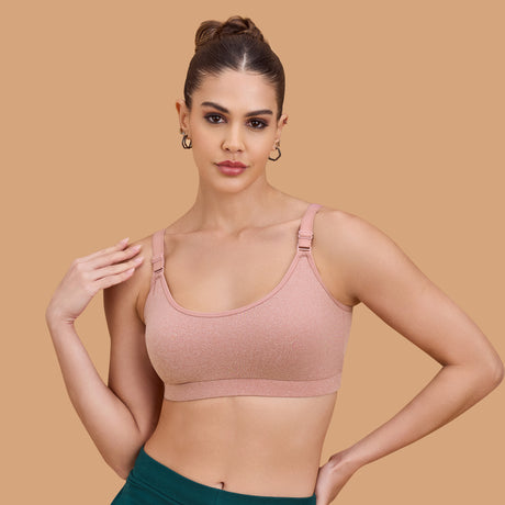 Seamless Breathable,Supportive,and Wire-Free Full Coverage Easy to Slip on Sports SQ1033