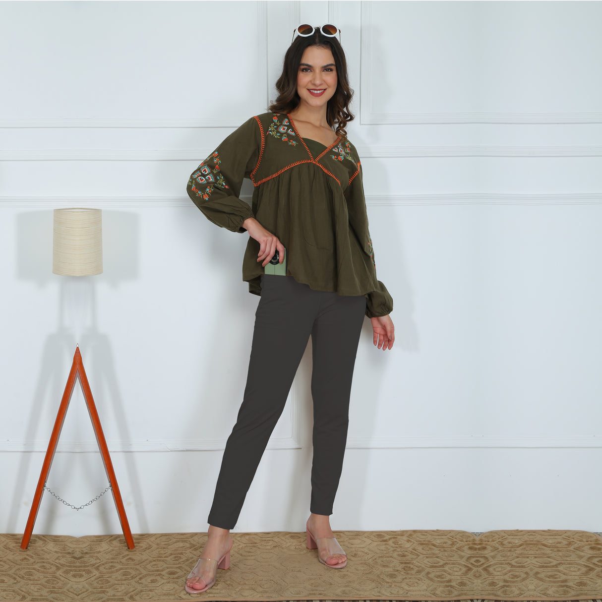 Stylish Kurti Pant with Leggings – Comfortable Daily Wear FKP9001