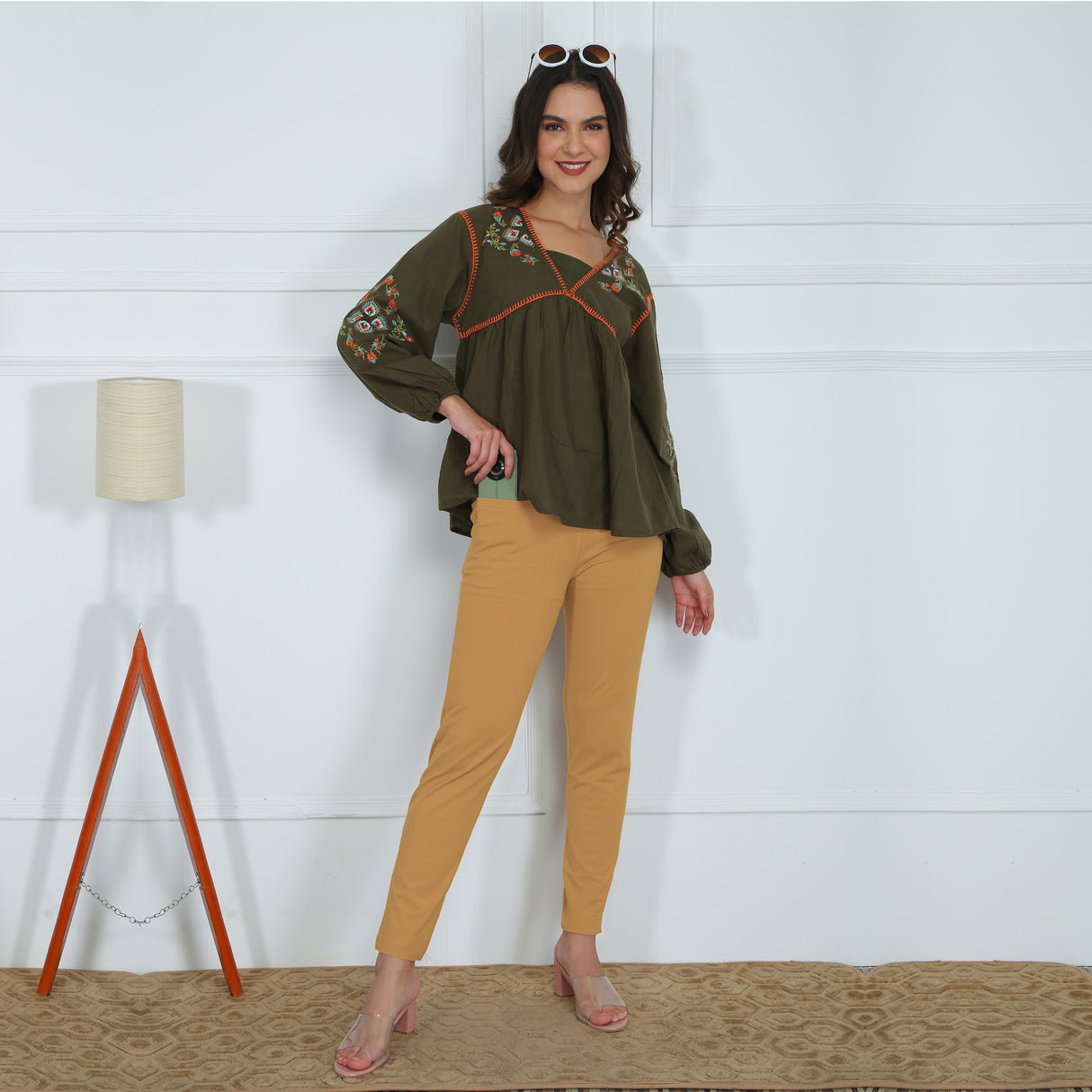 Stylish Kurti Pant with Leggings – Comfortable Daily Wear FKP9001