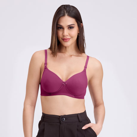 Elegant Lightly Padded Bra for Everyday Comfort & Support FQ8007