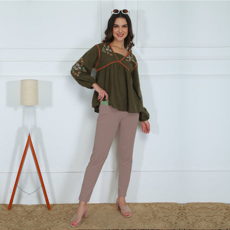 Stylish Kurti Pant with Leggings – Comfortable Daily Wear FKP9001